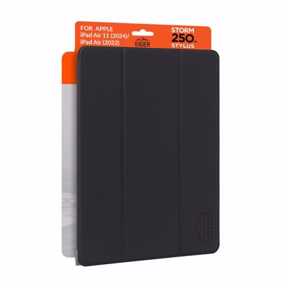Picture of Eiger Eiger Storm 250m Stylus for Apple iPad Air 11 (2025)/(2024)/ Air (2022) in Black in Retail Sleeve